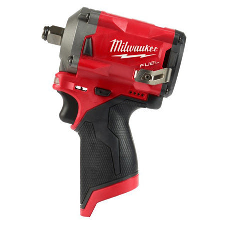 Milwaukee M12 Fuel 1/2In Stubby Impact Wrench With Friction Ring 12v 1y Warranty