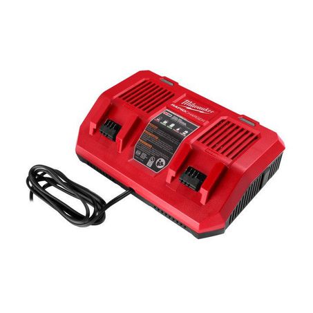 New Milwaukee M18 Dual Bay Simultaneous Rapid Charger 18v 1y Warranty - M18DFC