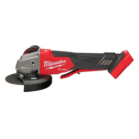 Milwaukee M18v Fuel 125 Mm Var Speed Brking Angle Grinder W/Deadman P-Swtch 1WTY
