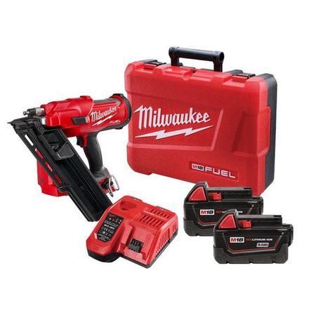 New Milwaukee M18 Fuel Framing Nail Gun Kit 18v 1y Warranty - M18FFN-302C | Australian Moto Spares
