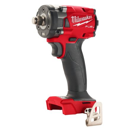 Milwaukee M18 Fuel 1/2In Compact Impact Wrench With Friction Ring 18v 1y WTY