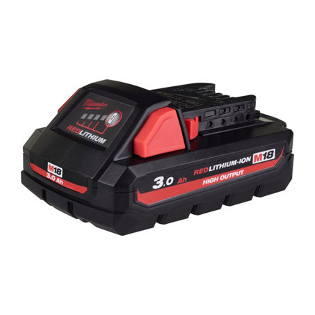 New Milwaukee M18 Redlithium-Ion High Output 3.0Ah Battery Pack 18v 1y Warranty | Australian Moto Spares