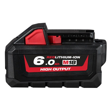 New Milwaukee M18 Redlithium-Ion High Output 6.0Ah Battery Pack 18v 1y Warranty | Australian Moto Spares