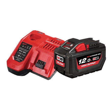 New Milwaukee M18 Redlithium-Ion High Output 12.0Ah Starter Pack 18v 1y Warranty | Australian Moto Spares