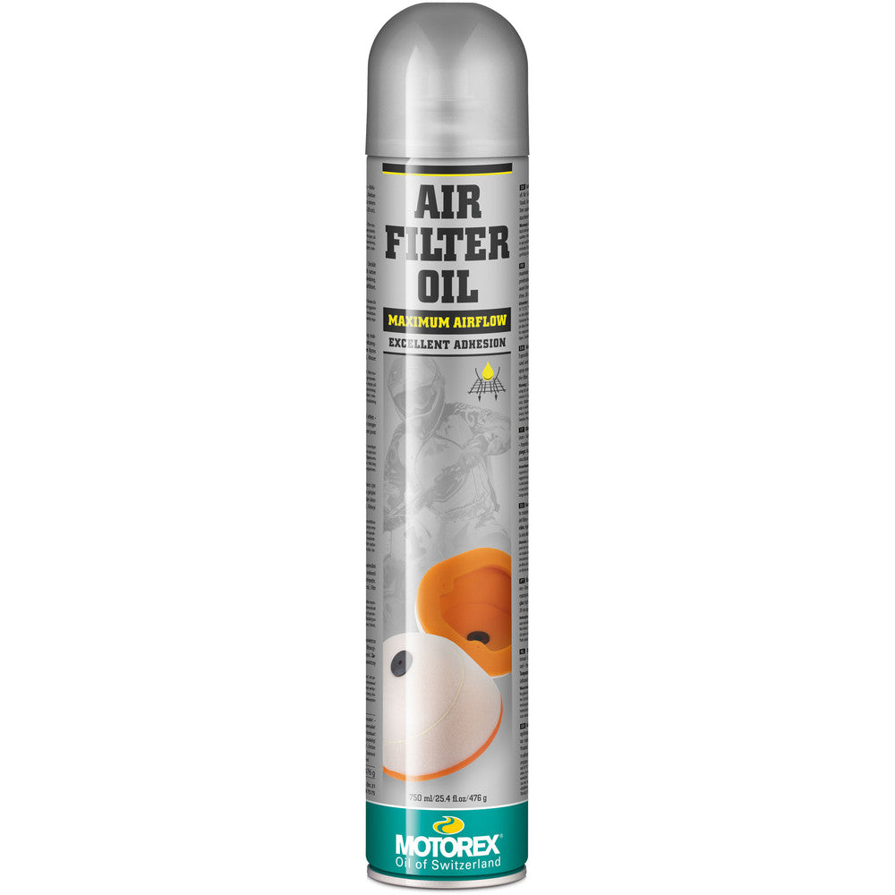 New MOTOREX Air Filter Oil Standard Spray 655 - 750m MAFO655750 | Australian Moto Spares