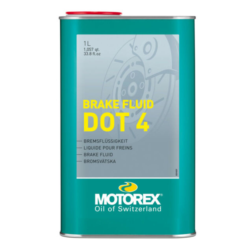 New MOTOREX Standard Brake Fluid Dot 4 - 1 Litre For CF-MOTO, HONDA MBFDOT41