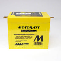 New MOTOBATT Quadflex AGM Battery #MBHD12H