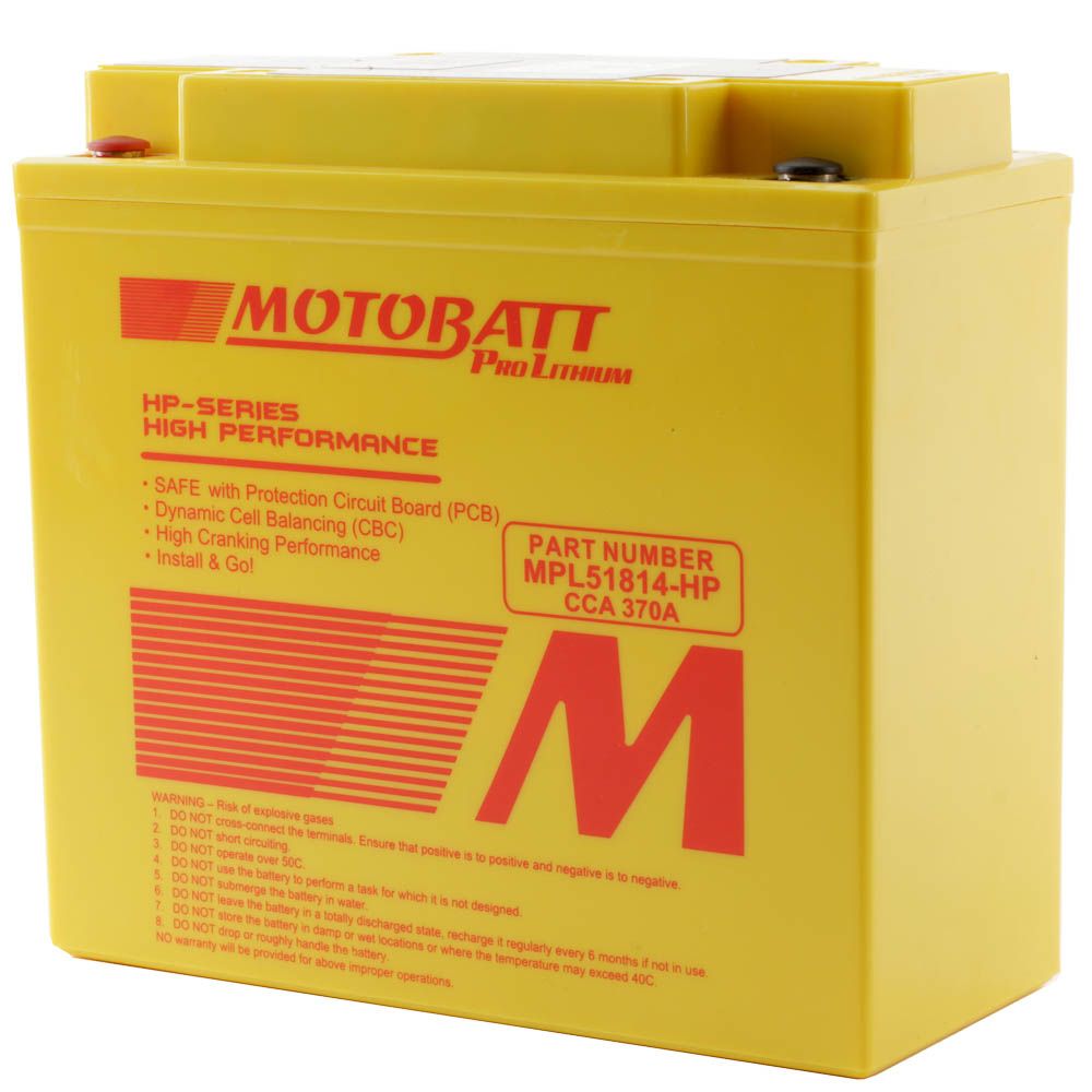 New MOTOBATT Pro Lithium Battery MPL51814-HP #MBL51814HP