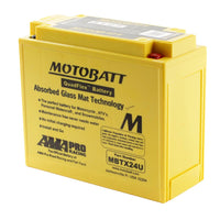 New MOTOBATT Quadflex AGM Battery #MBTX24U