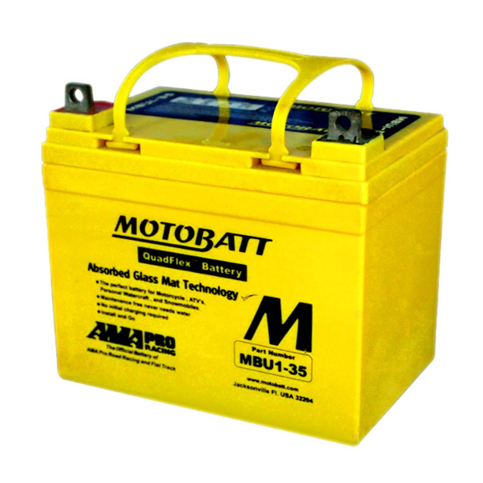 New MOTOBATT MBU1R-35 Motobatt Lug Type Terminal Positive L/H #MBU135