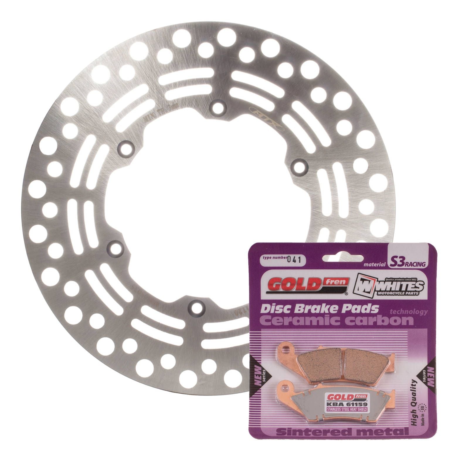 New MTX Brake Disc & Pad Kit - Front For Suzuki DRZ400E 2000-2020 #MDKF05005