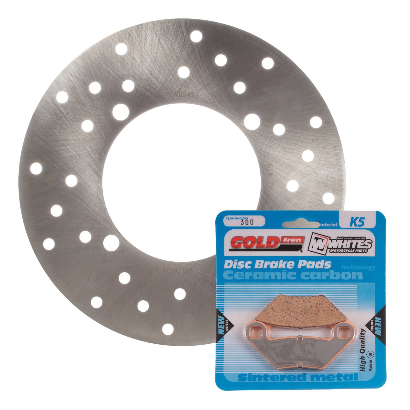 MTX Brake Disc & Pad Kit - Rear For Polaris Sportman 570 HD 2014-2019 #MDKR18003