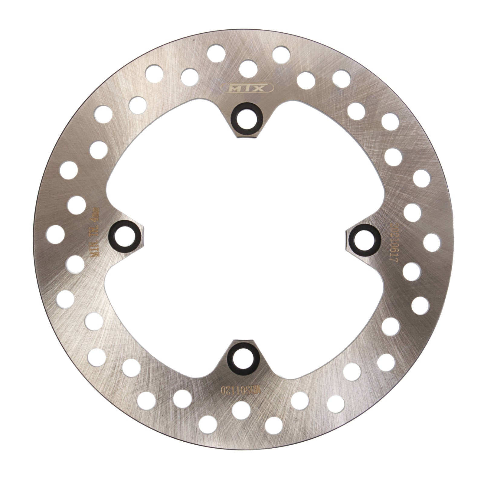 New MTX Brake Disc Rotor Solid Type - Rear #MDS01120 | Australian Moto Spares