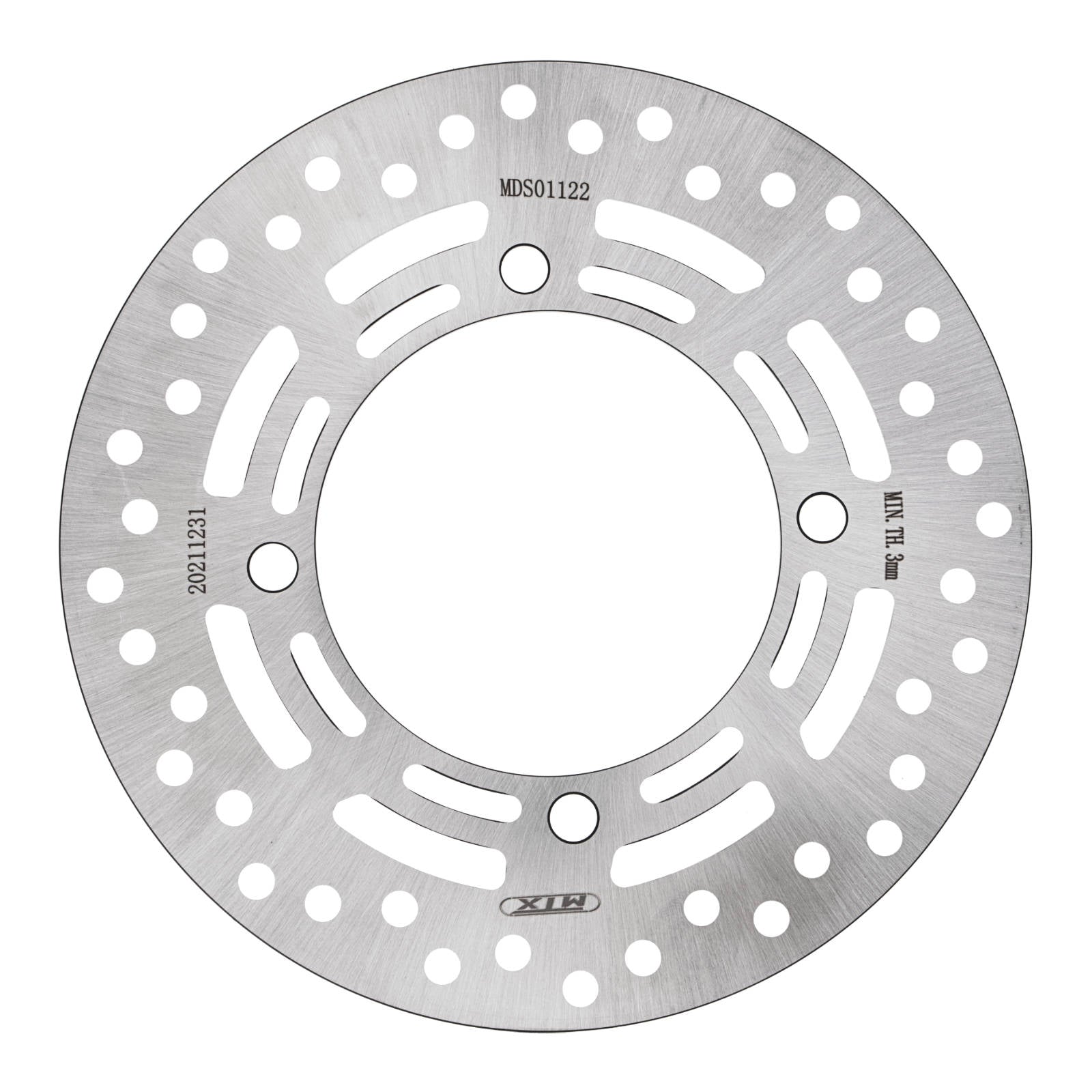 New MTX Brake Disc Rotor Solid Type - Front #MDS01122 | Australian Moto Spares