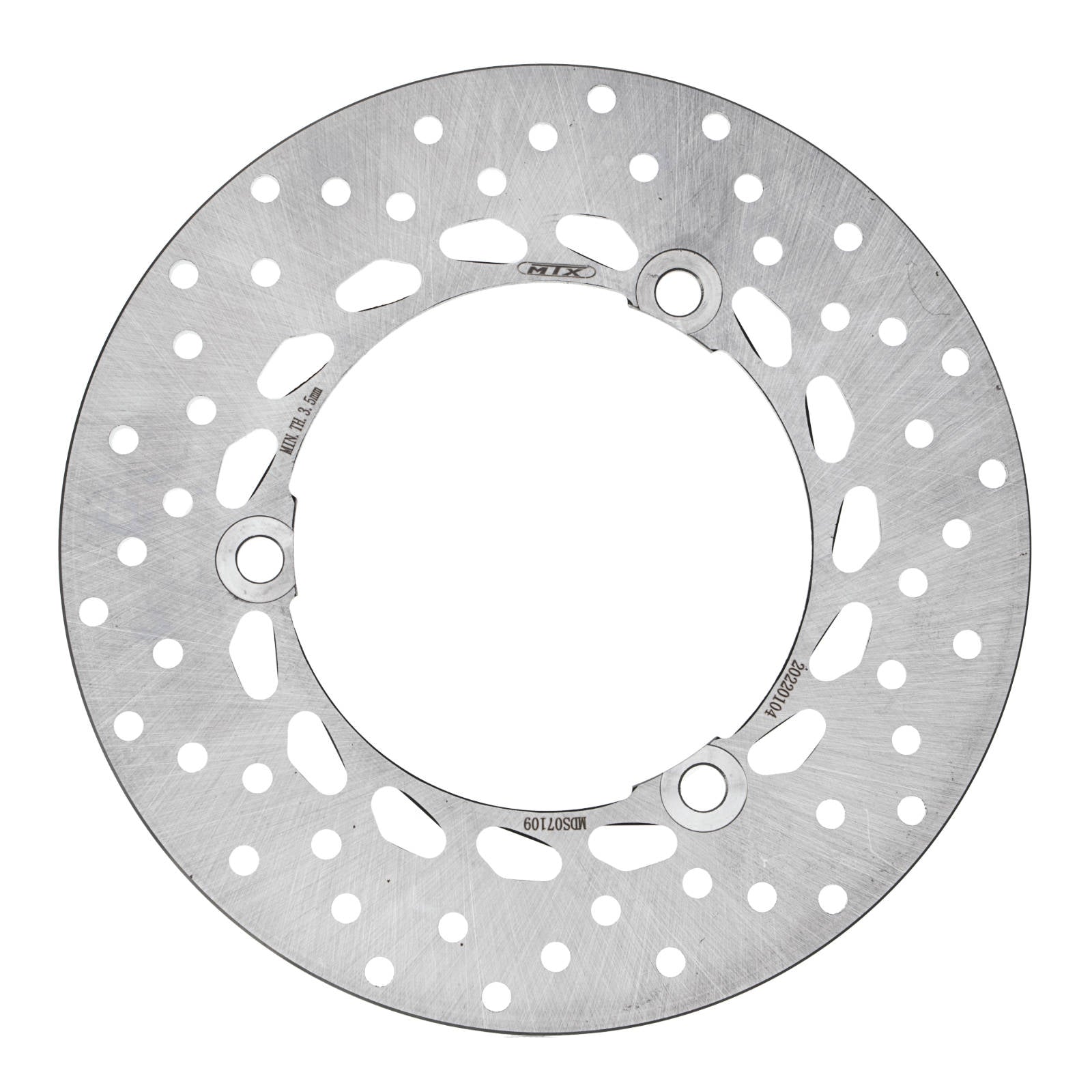 New MTX Brake Disc Rotor Solid Type - Rear #MDS07109 | Australian Moto Spares