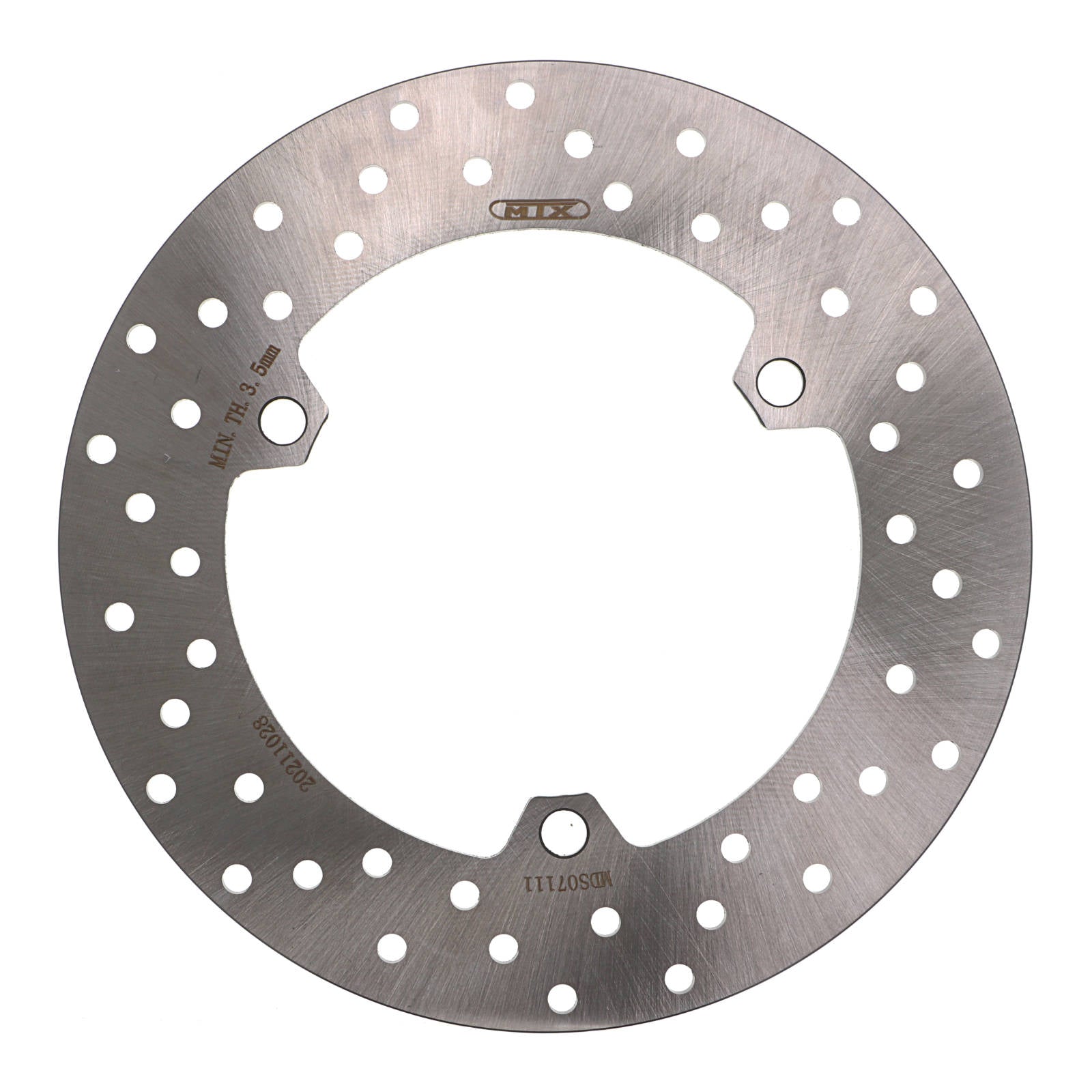 New MTX Brake Disc Rotor Solid Type - Rear #MDS07111 | Australian Moto Spares