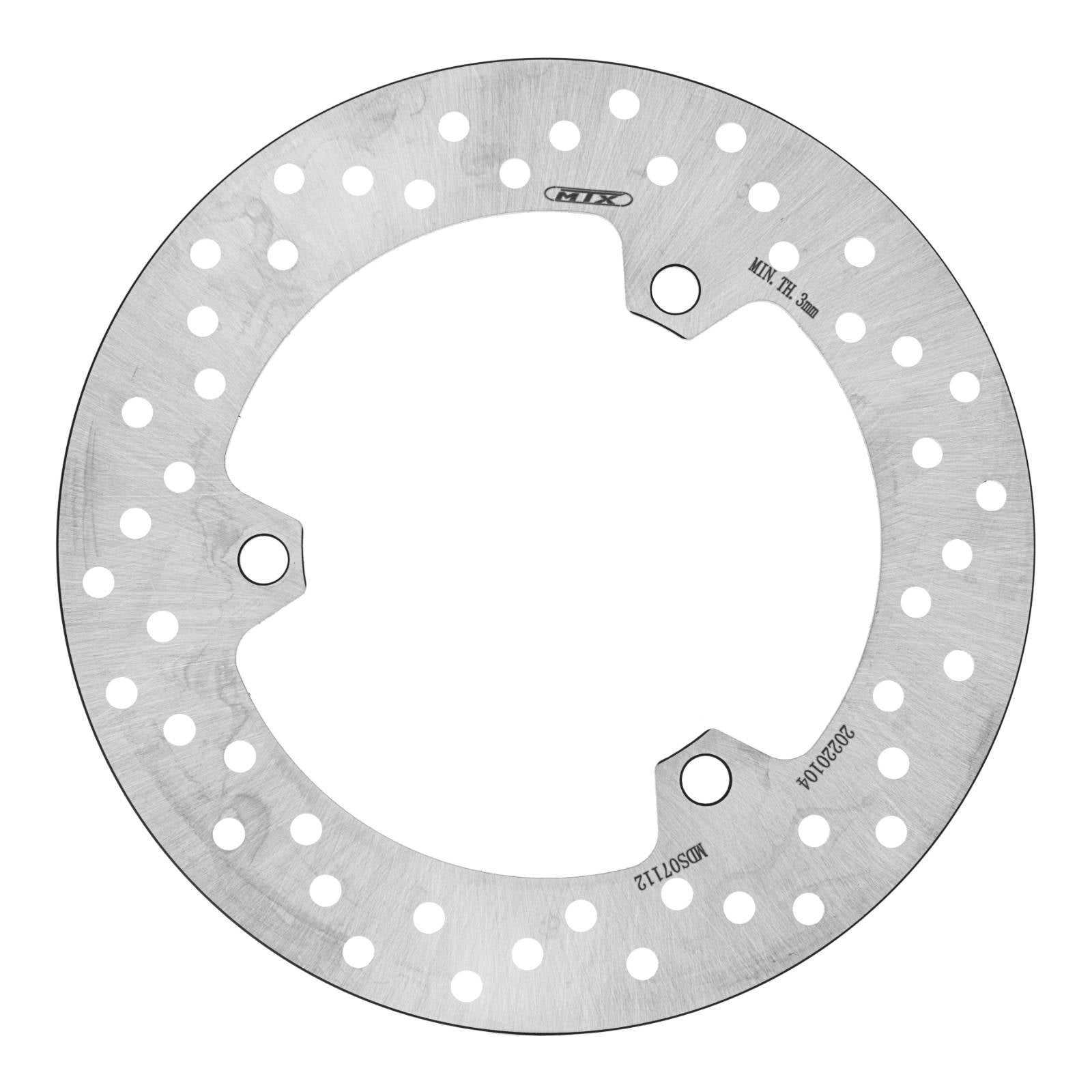 New MTX Brake Disc Rotor Solid Type - Front #MDS07112 | Australian Moto Spares