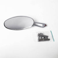 New WHITES Mirror Oval Cruiser Right SHRT STM #MIRC26305R | Australian Moto Spares