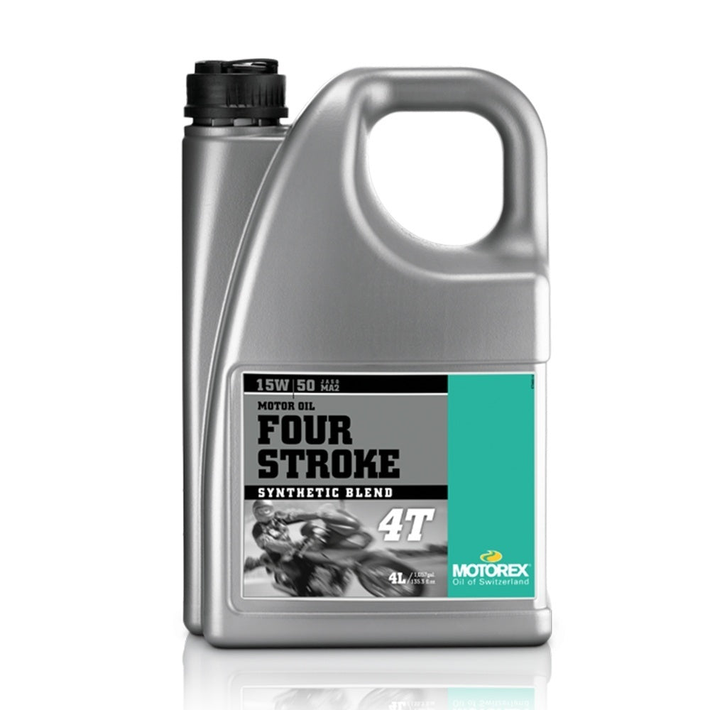 New MOTOREX 4 Stroke Oil 15W50 - 4 Litre MM4T15504 | Australian Moto Spares