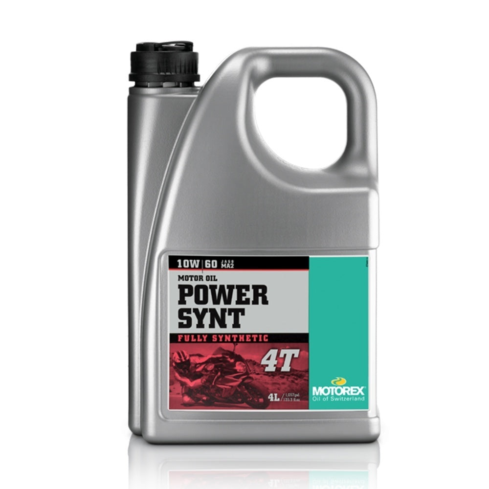 New MOTOREX 4 Stroke Oil Power Synt 4T 10W60 - 4 Litre MPSY4T604