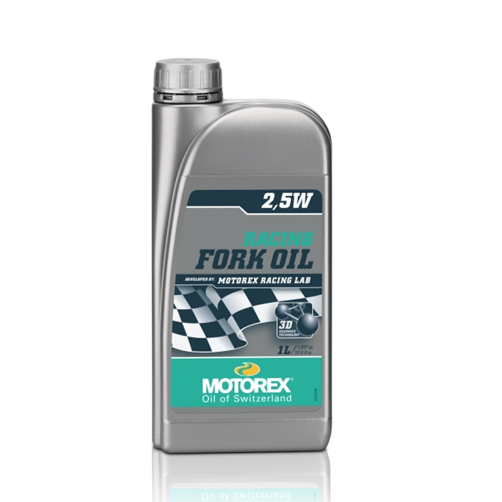 New MOTOREX Racing Heavy Fork Oil 2.5W - 1 Litre MRFO2.5W1 | Australian Moto Spares