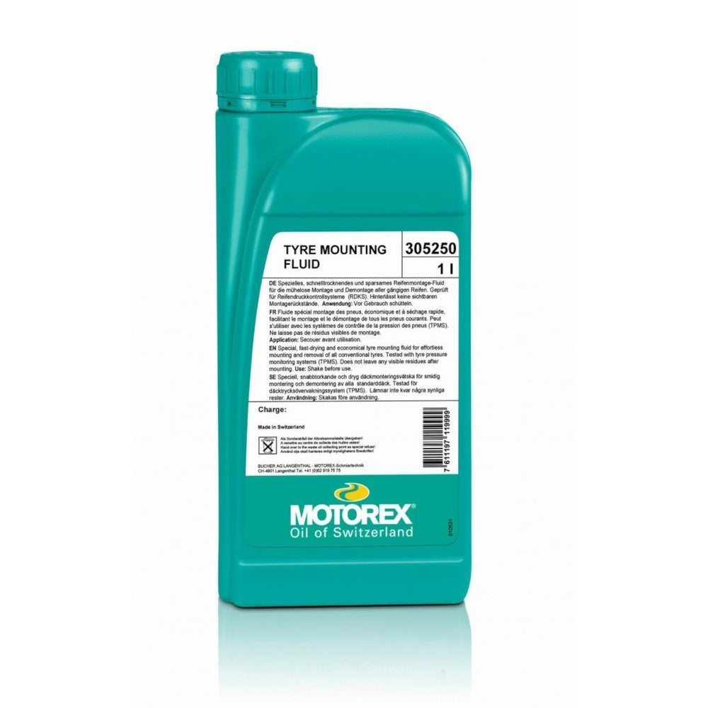 New MOTOREX Economical Tyre Mounting Fluid - 1 Litre MTMF1 | Australian Moto Spares