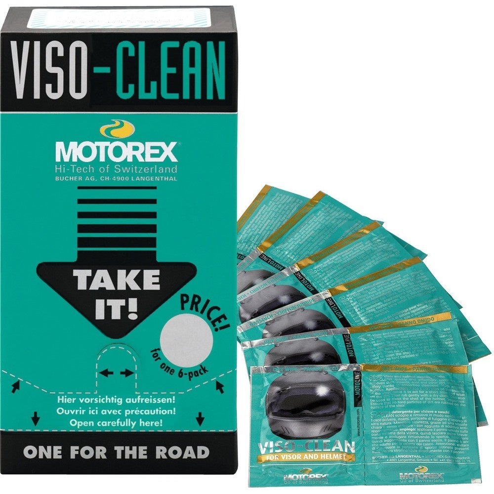 New MOTOREX Viso Clean 1 Box - 12x6 Satchels MVCLEAN126