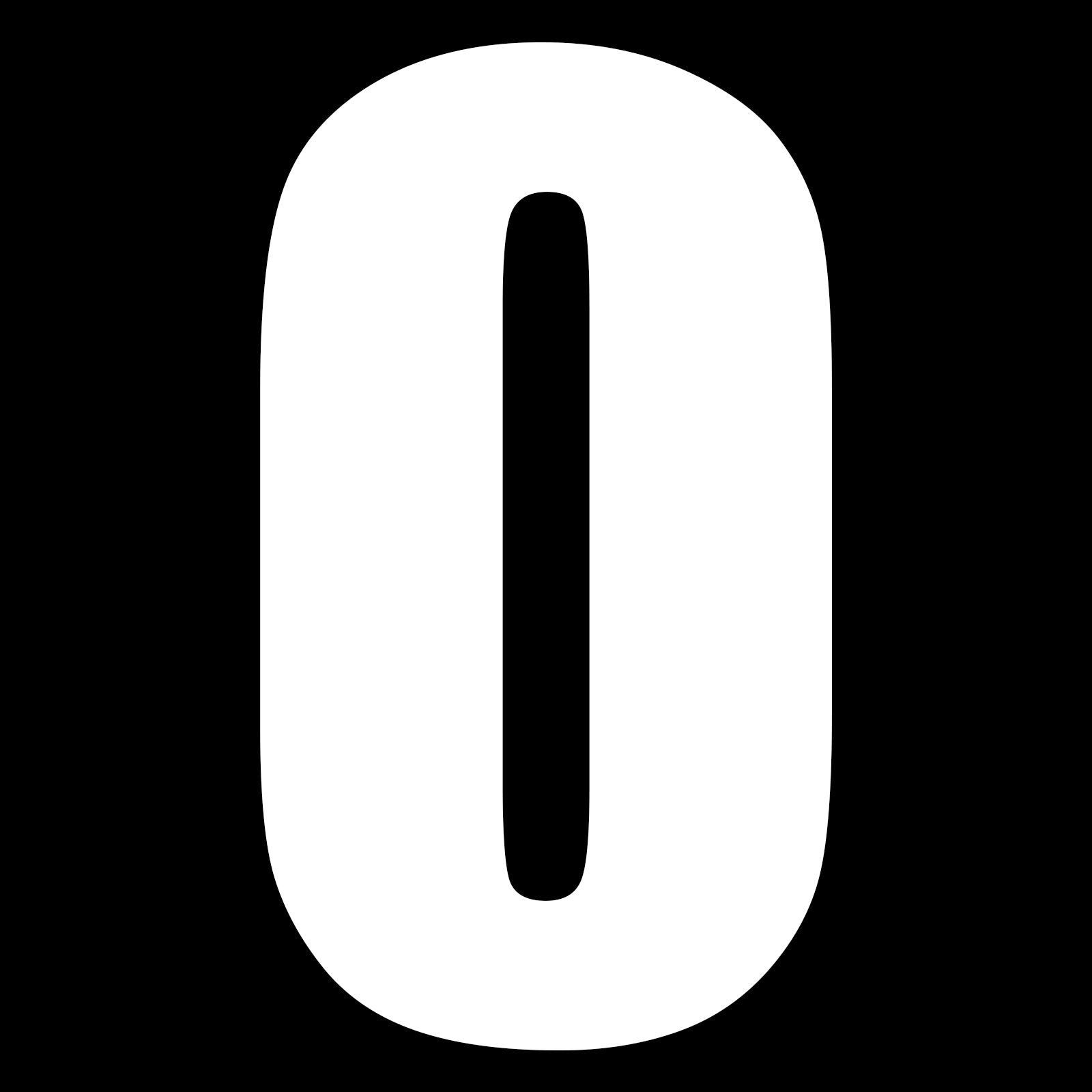 New WHITES Race Number - White Sticker #0 (10 Pack) #NU6W0 | Australian Moto Spares