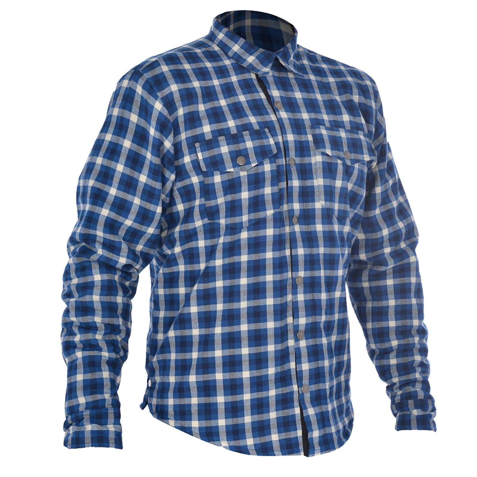 New OXFORD Kickback Shirt - Blue / White - Small #OXAS17BWS