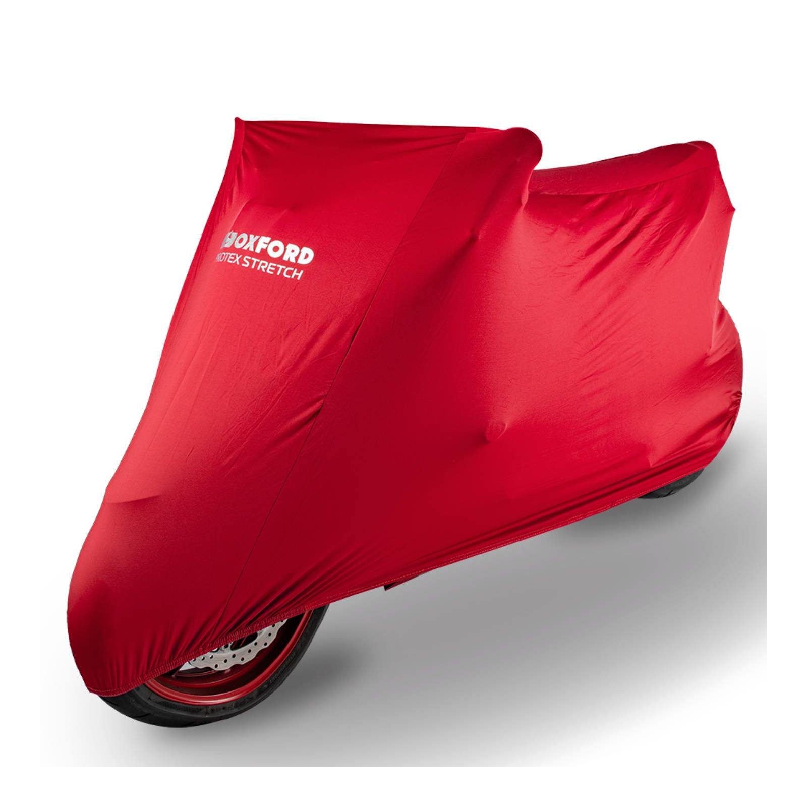 New OXFORD Protex Stretch Motorcycle Covers Indoor Large - Red #OXCV176