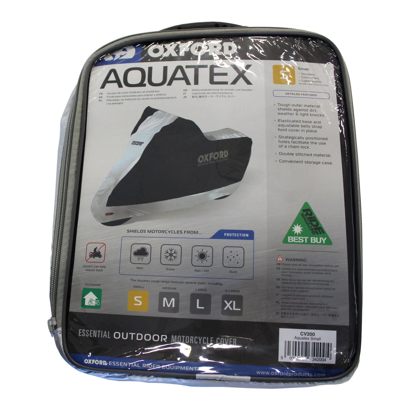 New OXFORD Motorcycle Cover Aquatex - Scooter #OXCV200