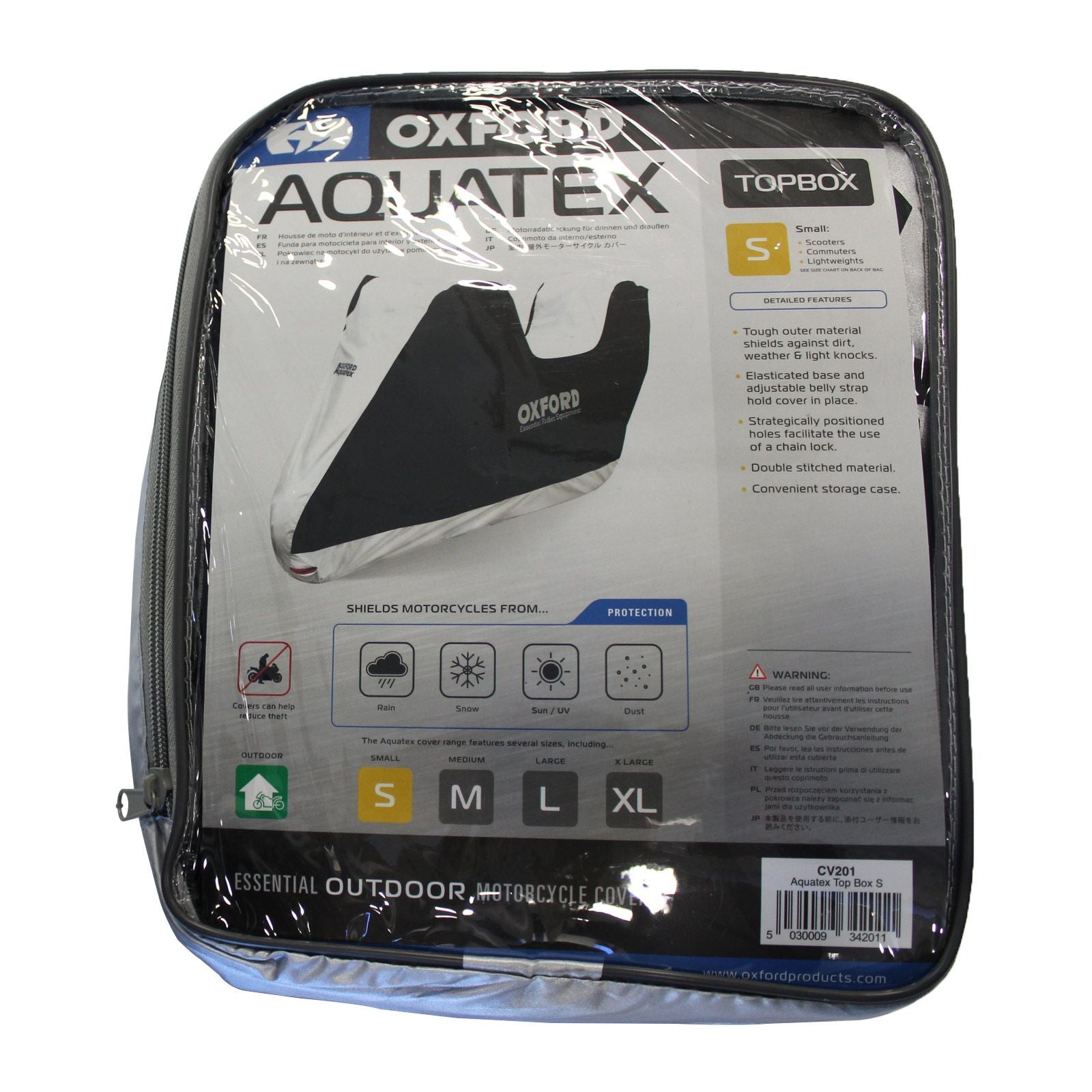 New OXFORD Motorcycle Cover Aquatex - Scooter Top Box #OXCV201