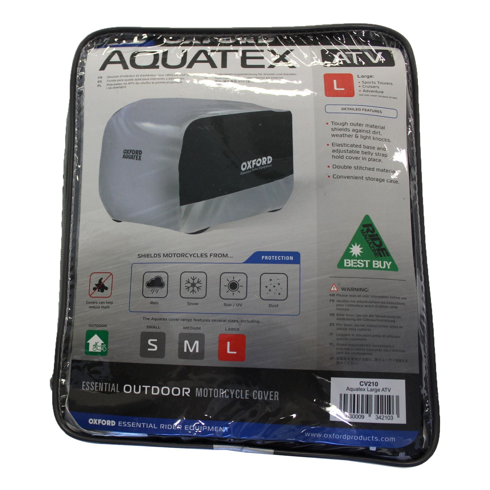 New OXFORD Motorcycle Cover Aquatex - ATV #OXCV210