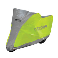 New OXFORD Aquatex Motorcycle Covers Fluorescent Cover - Medium #OXCV221 | Australian Moto Spares