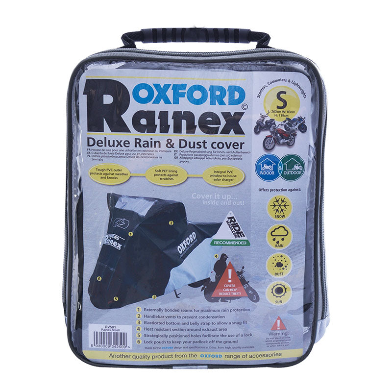 New OXFORD Rainex Motorcycle Cover - Small #OXCV501