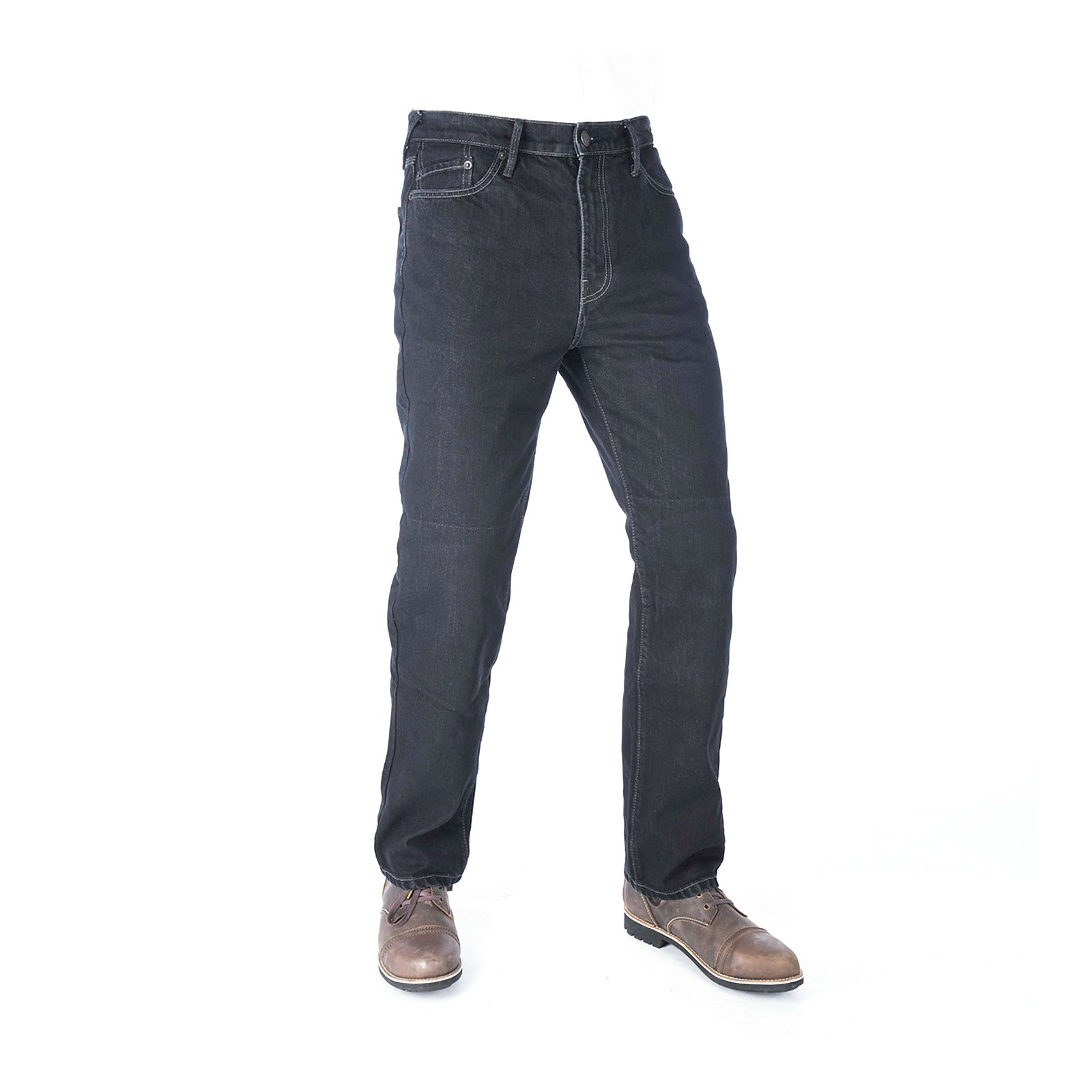 OXFORD Original CE Armourlite Straight Jeans - Black (Long) (34) #OXDM199101L34 | Australian Moto Spares