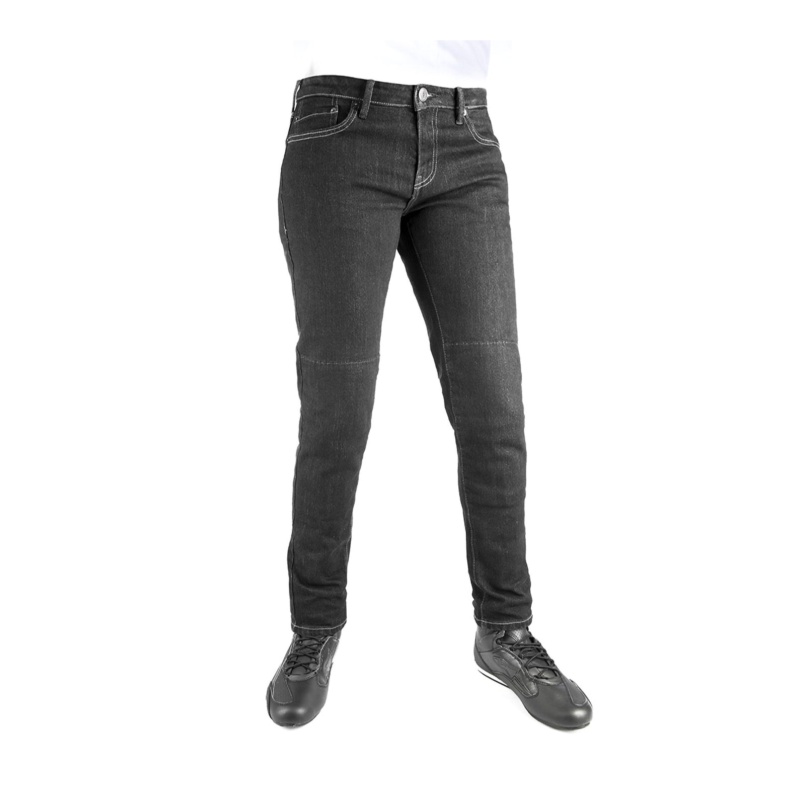 New OXFORD Ladies Original Ce Armourlite Slim Jean - Black (Regular) (8) OXDW199201R08