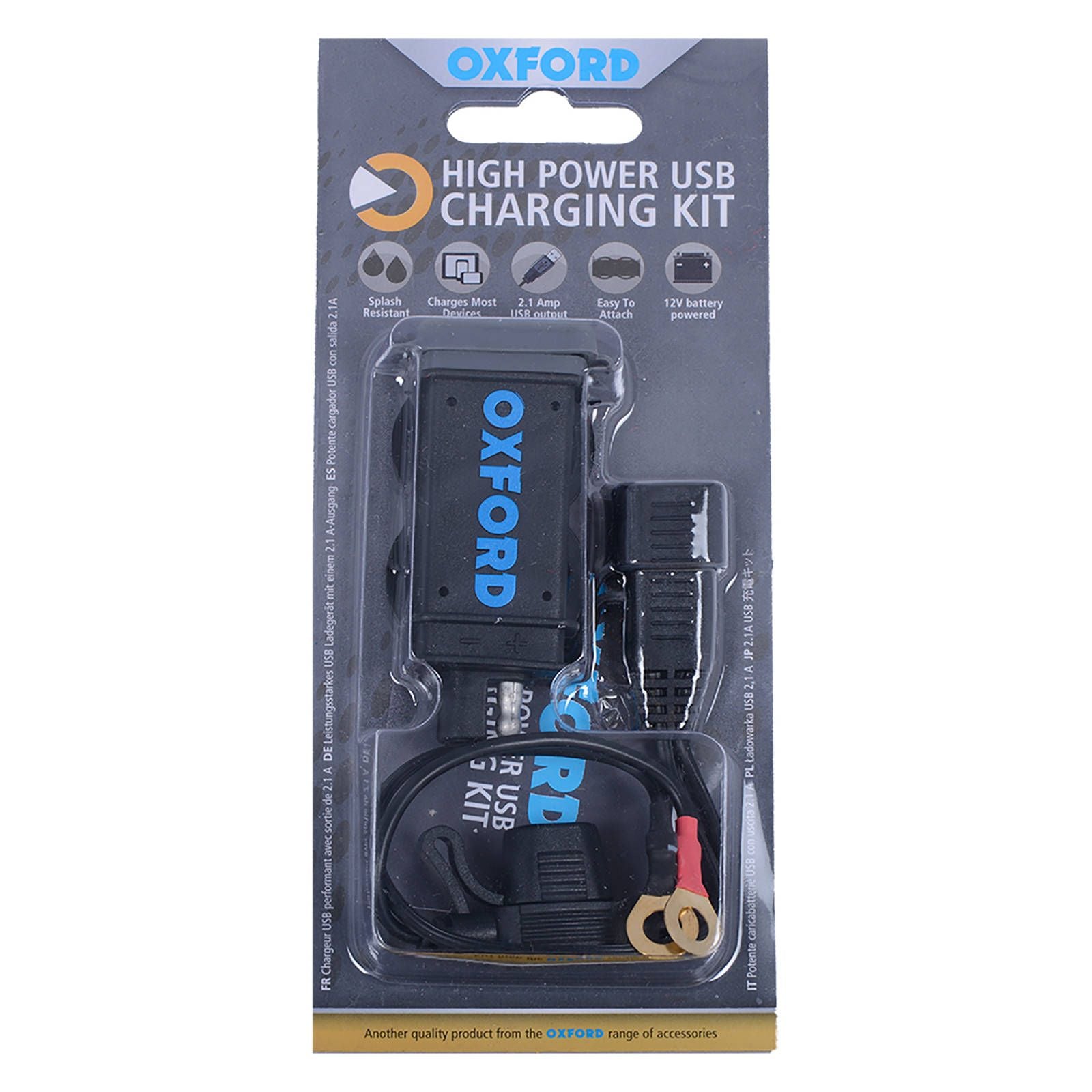 New OXFORD USB 2.1AMP High Power Charging Kit #OXEL114