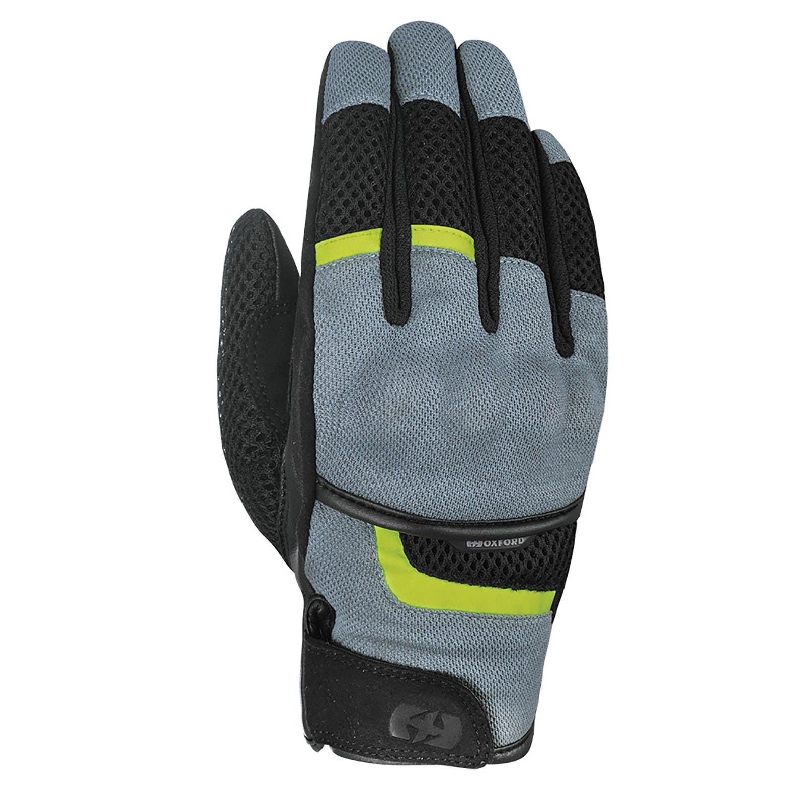 New OXFORD Brisbane Air Glove - Charcoal / Fluro (3XL) #OXGM1811053XL