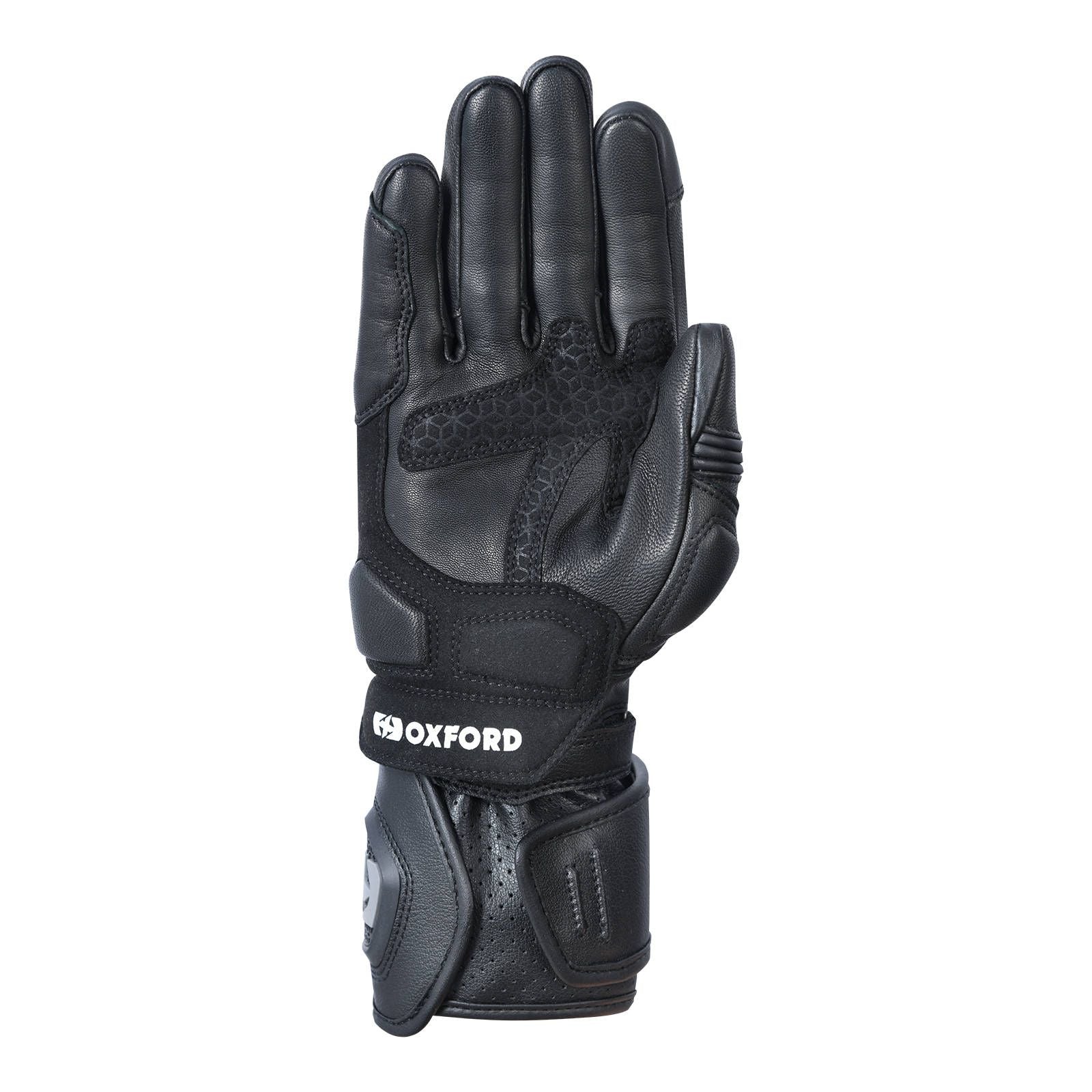 New OXFORD RP-2R Leather Sport Glove - Tech Black (L) #OXGM193301L