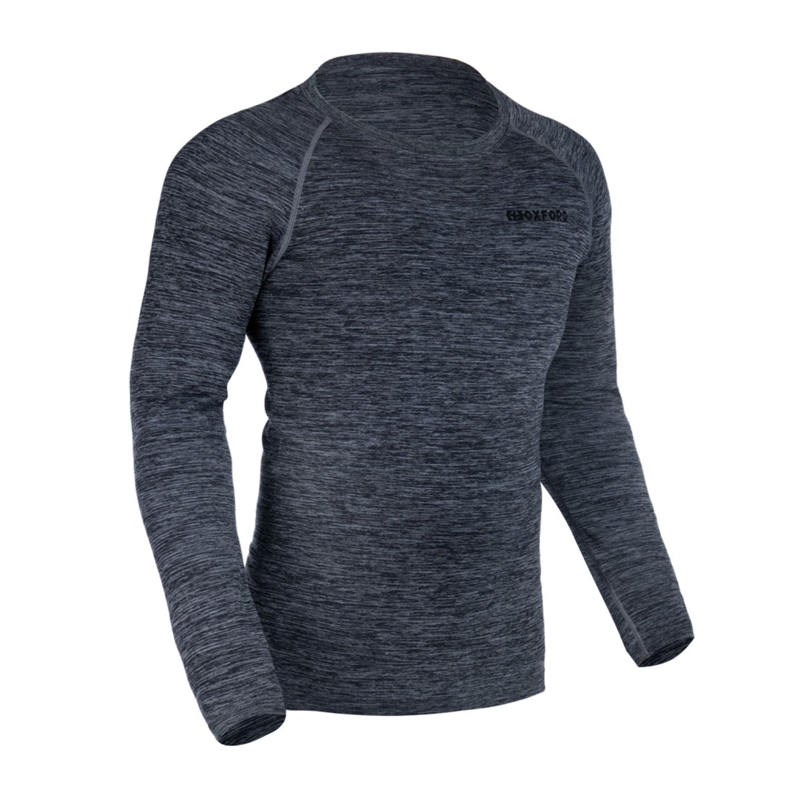 OXFORD Advanced Base Layer MS Thermal Top Charcoal Small-Medium #OXLA214101SM | Australian Moto Spares