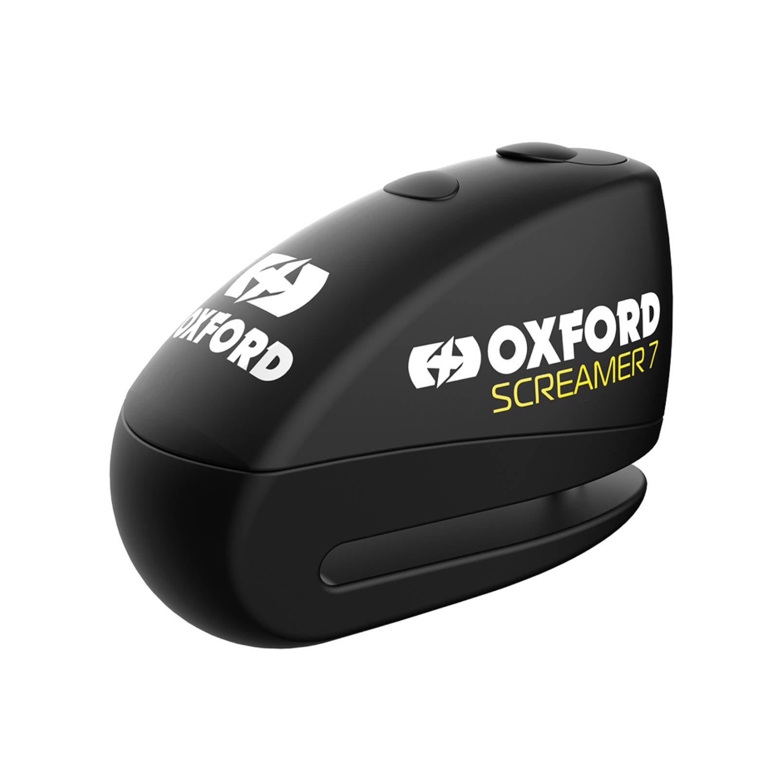 New OXFORD Screamer7 Alarm Disc Lock - Black / Black #OXLK289