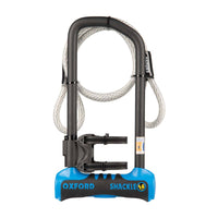 New OXFORD Shackle14 Pro Duo U-Lock 320mm x 177mm + Cable #OXLK323 | Australian Moto Spares