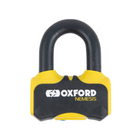 New OXFORD Nemesis 16mm Disc Lock Yellow #OXLK471 | Australian Moto Spares
