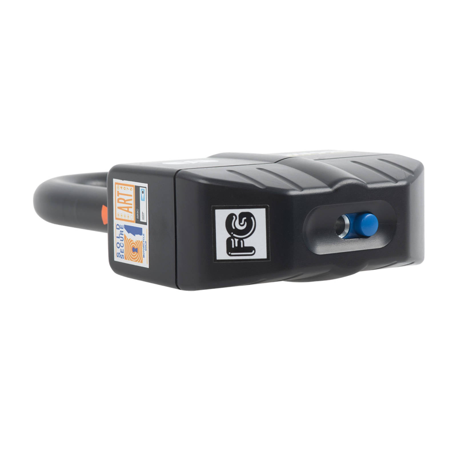 New OXFORD Boss Alarm 16mm Pad Lock - Black #OXLK484