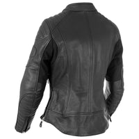 New OXFORD Ladies Beckley Leather Jacket - Black #OXLW17010110