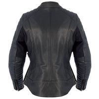 New OXFORD Ladies Beckley Leather Jacket - Black (14) #OXLW17010114