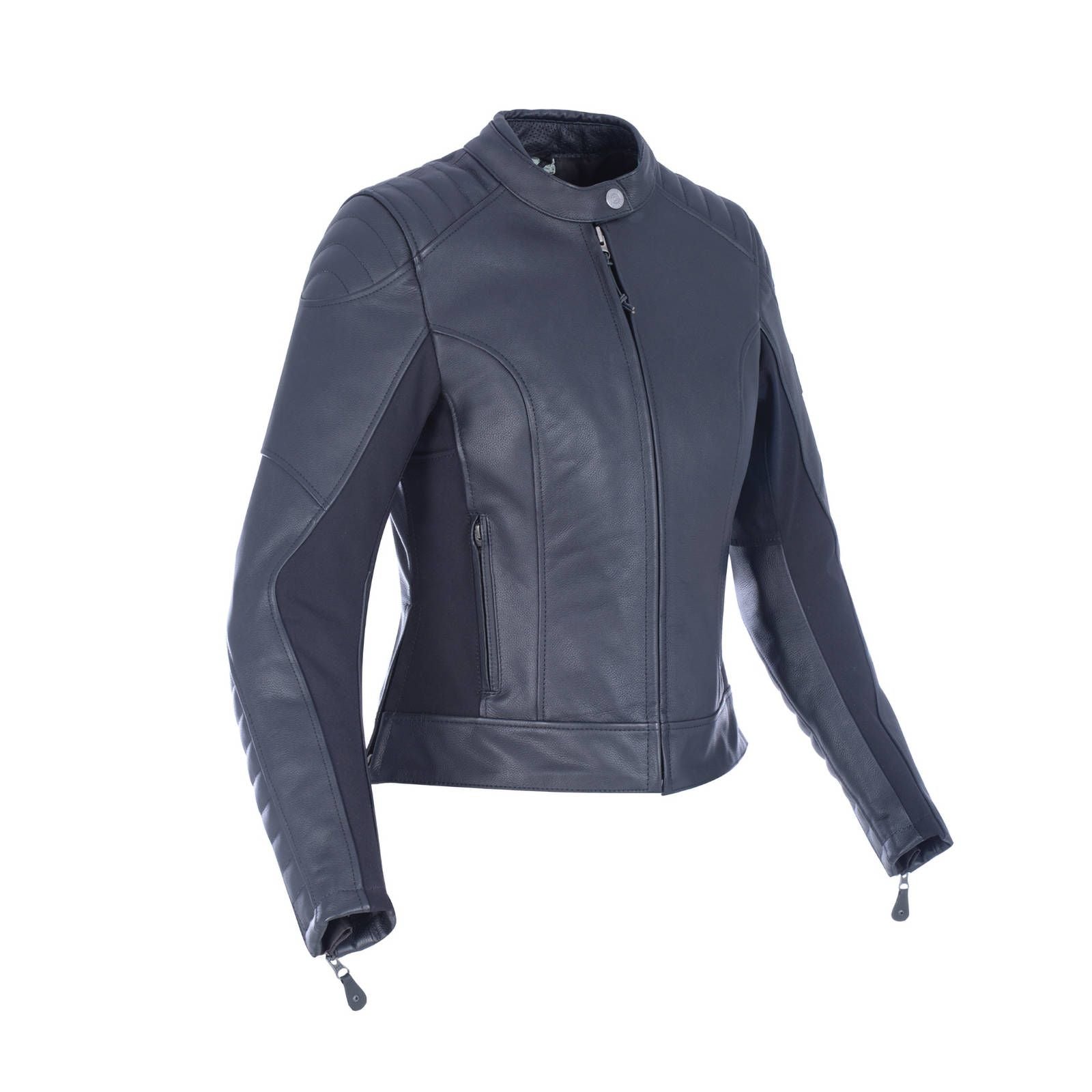 New OXFORD Ladies Beckley Leather Jacket - Black (8) #OXLW1701018