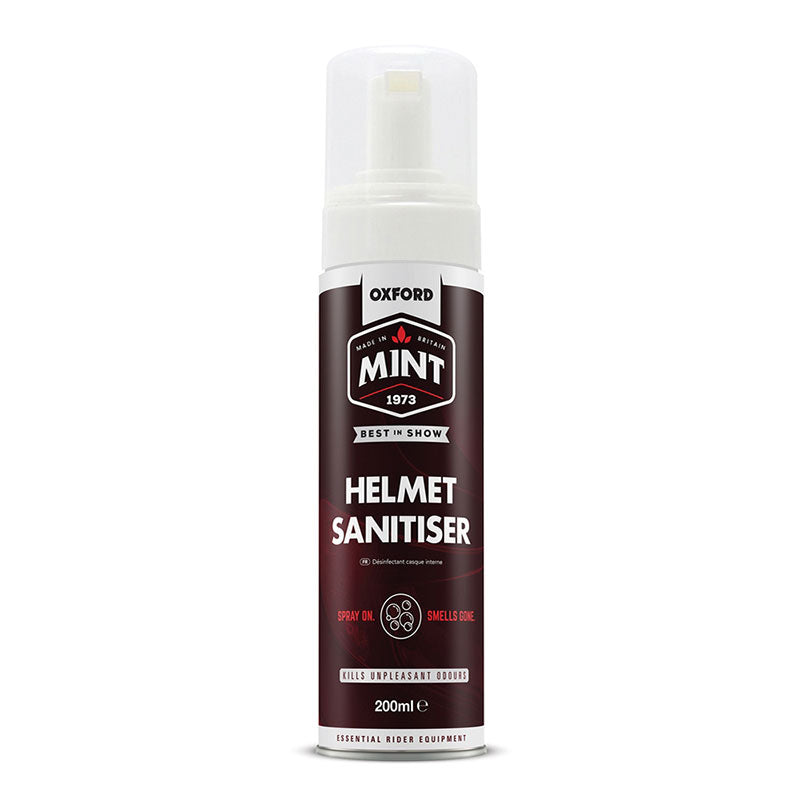 New OXFORD Mint Helmet Sanitiser Foam 200ml #OXOC300