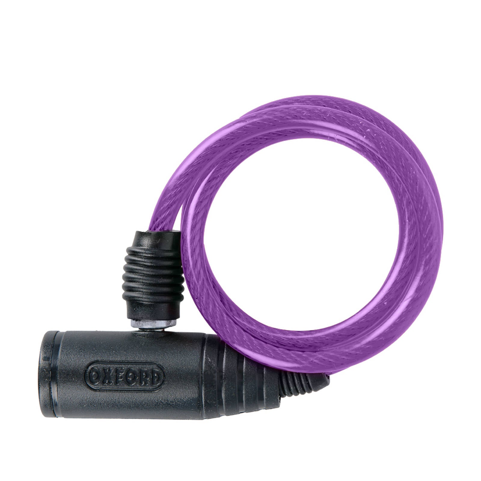 New OXFORD Bumper Cable Lock Purple 6mm x 600mm #OXOF03